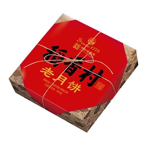 苏州稻香村老月饼月饼礼盒400g