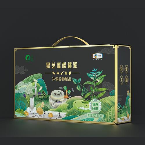 中粮山萃黑芝麻核桃粉礼盒900g